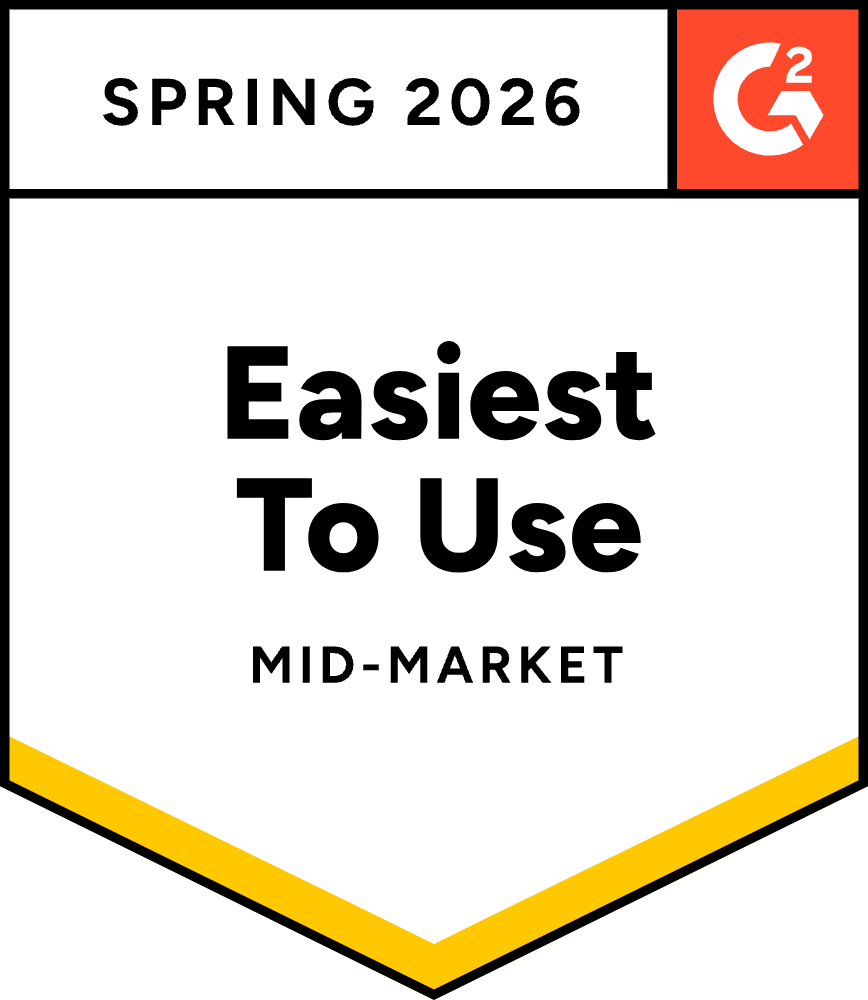 G2 Easiest To Use Mid-Market
